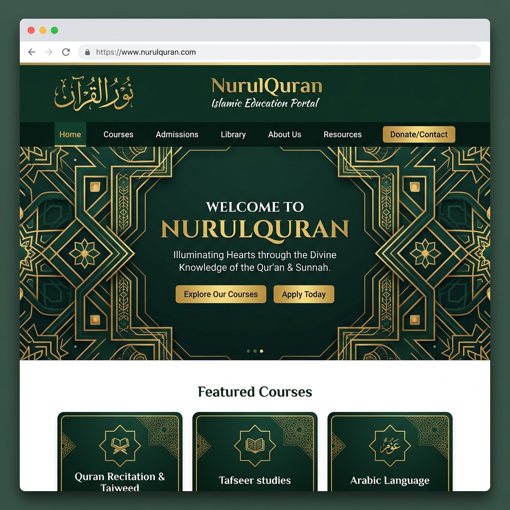 NurulQuran.com Preview